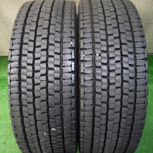 ほぼ未使用！23年！2本★トラック タイヤ 245/70R19.5 136/134J スタッドレス ブリヂストン W999 19.5インチ★5060704KKスタ