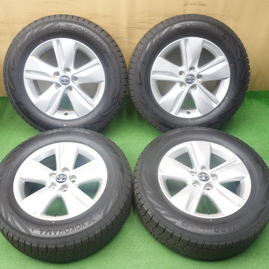 バリ溝！24年！キレイ！9.5分以上★トヨタ 60系 ハリアー 純正 225/65R17 スタッドレス ヨコハマ アイスガード iG70 17インチ PCD114.3/5H★6052801KTス