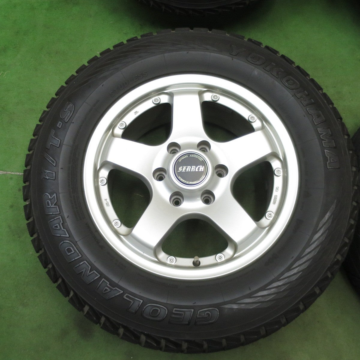 キレイ★スタッドレス 265/65R17 ヨコハマ ジオランダー i/T-S SEARCH WOODBELL 17インチ PCD139.7/6H★6013004ナス