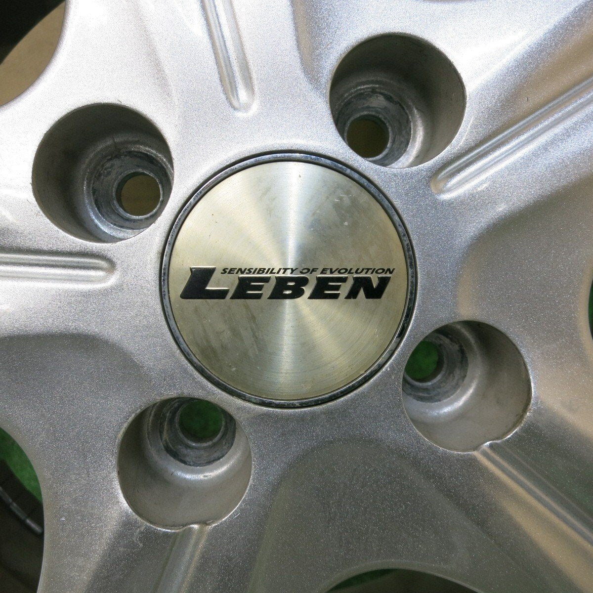 キレイ★LEBEN レーベン 14インチ ホイール 14×5.5J PCD100/4H★5021410SYホ