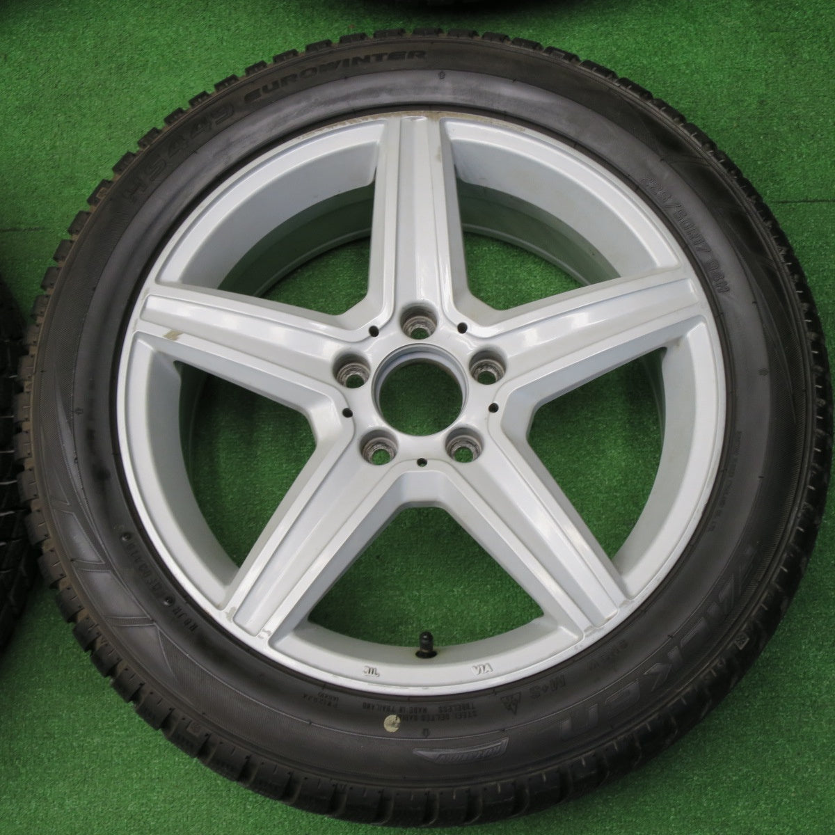 ほぼ未使用★ベンツ 等 EURO FORSCH 225/50R17 スタッドレス ファルケン HS449 EUROWINTER ユーロフォルシュ 17インチ PCD112/5H★6040303NKス