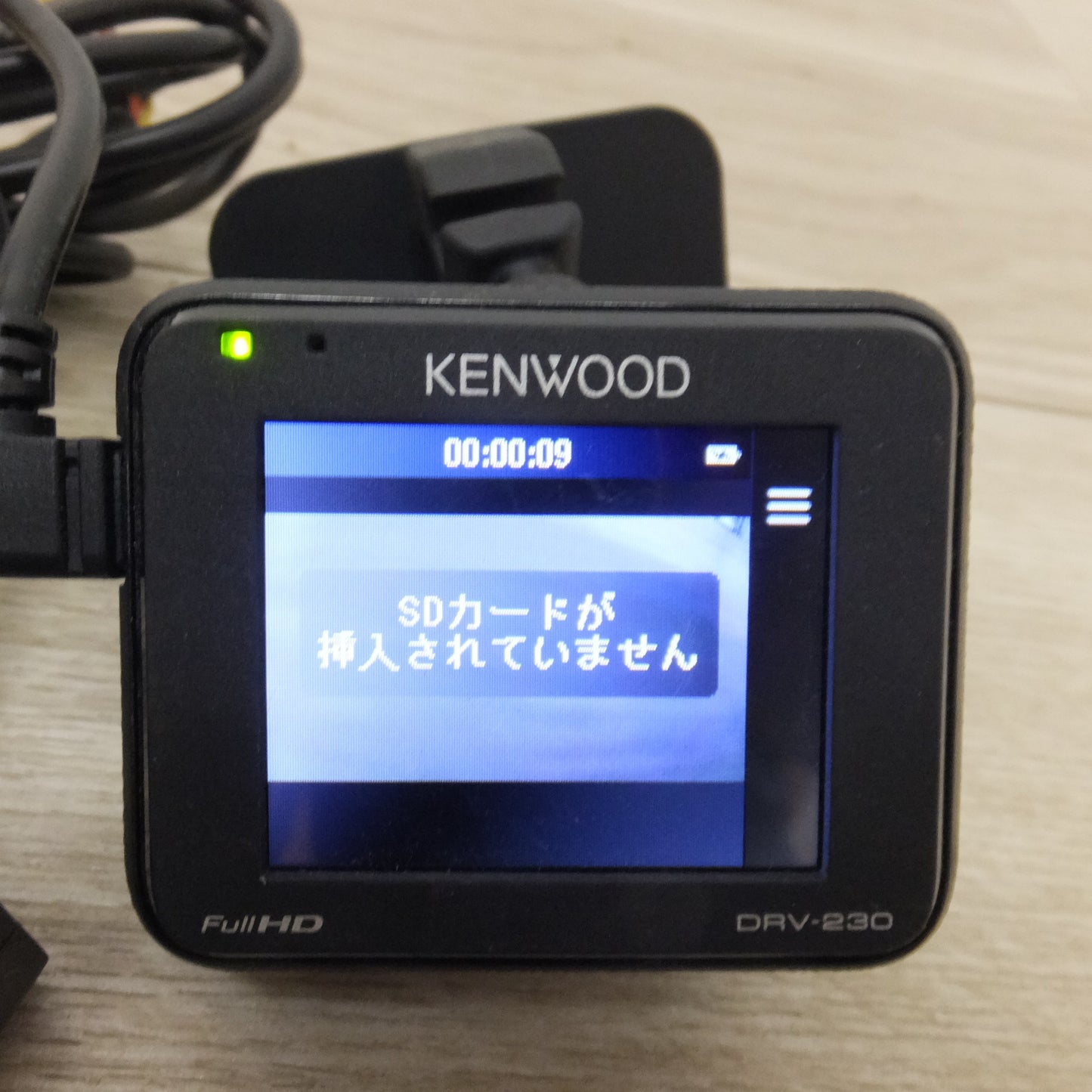 [送料無料] ★ケンウッド KENWOOD スタンダード ドライブレコーダー DRV-230　SDカードなし(41★