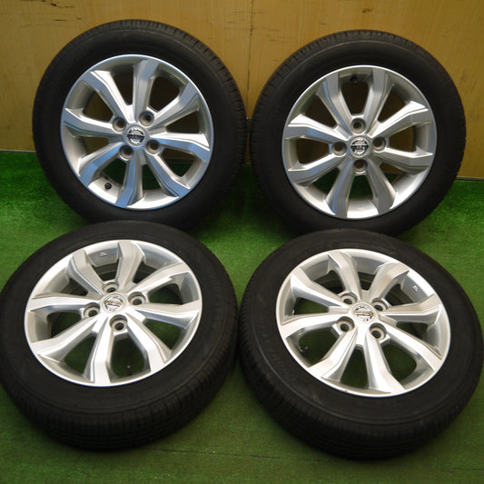 バリ溝！24年！キレイ！9分★日産 デイズ ルークス ハイウェイスター 純正 155/65R14 グッドイヤー EfficientGrip ECO hybrid EG01 14インチ PCD100/4H★6011605Hノ