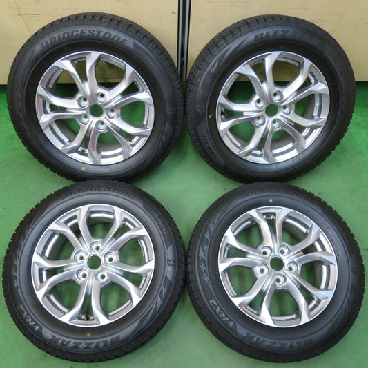 [送料無料] バリ溝！22年！キレイ！9.5分★マツダ CX-3 純正 215/60R16 スタッドレス ブリヂストン ブリザック VRX2 16インチ PCD114.3/5H★5021705イス