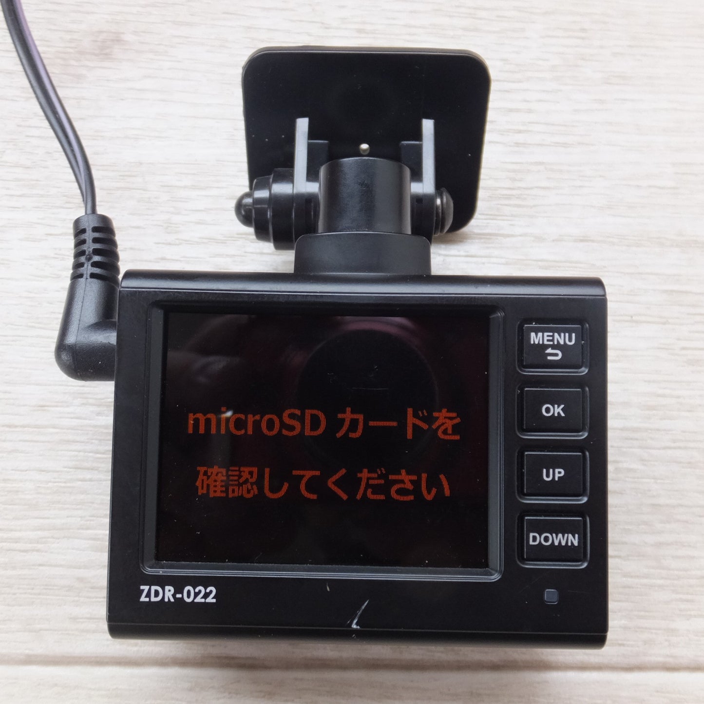 [送料無料] ★コムテック COMTEC ドライブレコーダー ZDR-022　電源コード SDカードなし(20★