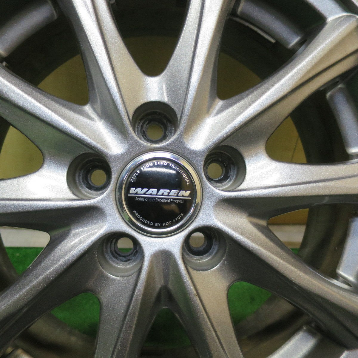 バリ溝！9.5分★プリウス 等 195/65R15 スタッドレス ヨコハマ アイスガード iG50 プラス WAREN ヴァーレン 15インチ PCD100/5H★5062907イス