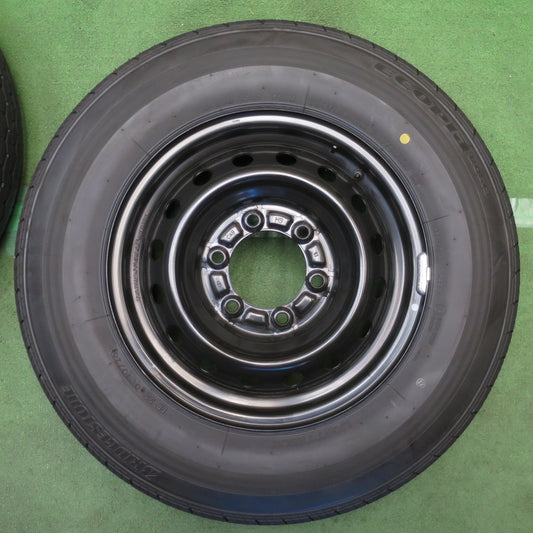 新車外し！26年◎トヨタ ハイエース 純正 スチール 195/80R15 107/105S ブリヂストン エコピア RD613 15インチ PCD139.7/6H◎6091907NJノ