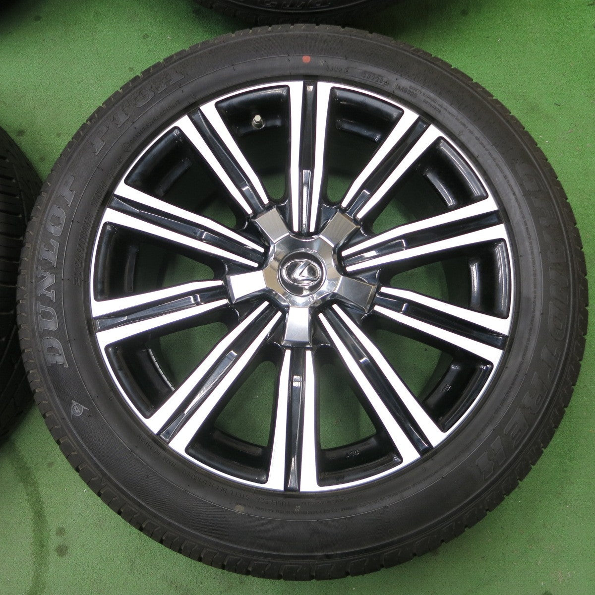[送料無料] 新車外し！センサー付★レクサス LX 純正 275/50R21 ダンロップ PT3A グラントレック 21インチ PCD150/5H★5040101ナノ
