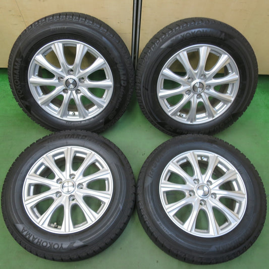 バリ溝！キレイ！9.5分★スタッドレス 205/65R16 ヨコハマ アイスガード iG50 プラス LUTZ 社外 アルミ 16インチ PCD114.3/5H★5112904イス