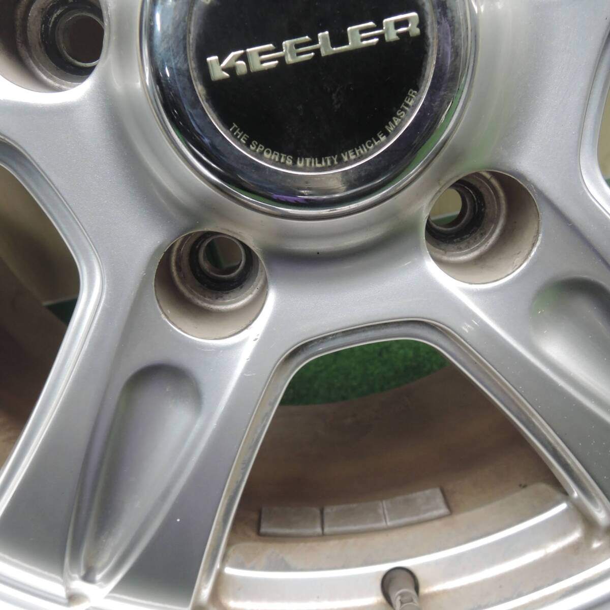 キレイ★ランクル 等 weds キーラー 285/60R18 スタッドレス ブリヂストン ブリザック DM-V1 KEELER 18インチ PCD150/5H★3111803HAス
