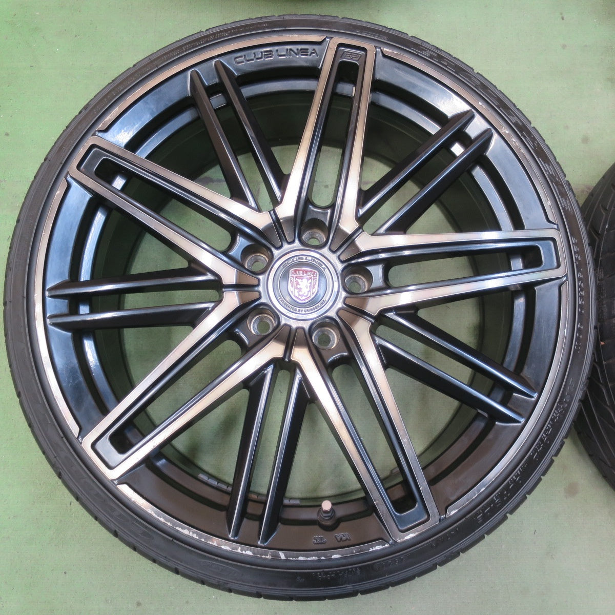 4本価格◎CLUB LINEA CASSANO FF Crimson 225/35R20 グッドイヤー イーグル LS EXE クラブ リネア カッサーノ クリムソン 20インチ PCD114.3/5H◎6092803IMノ
