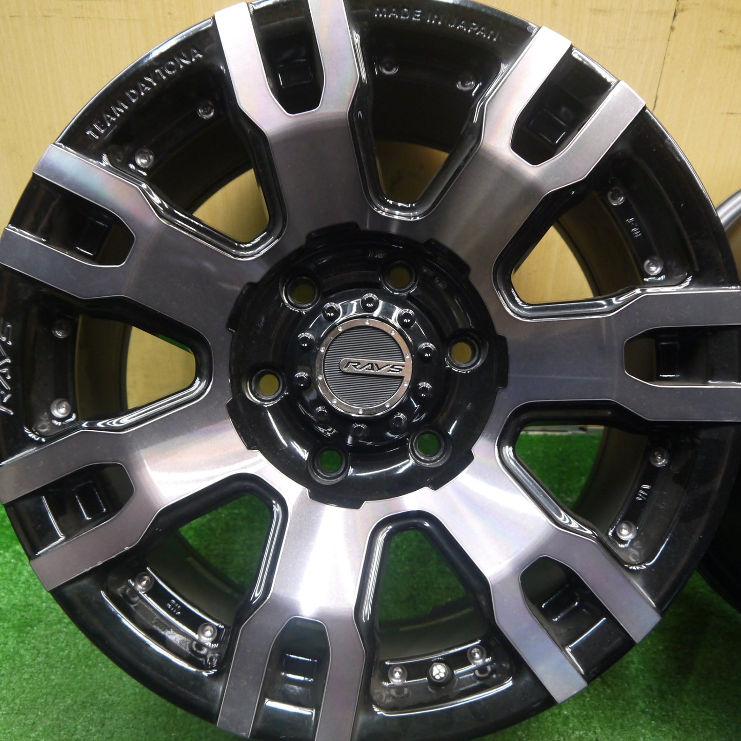 キレイ★RAYS DAYTONA FDX-F7S 17インチ ホイール レイズ デイトナ 17×8J PCD139.7/6H★6010608Hホ
