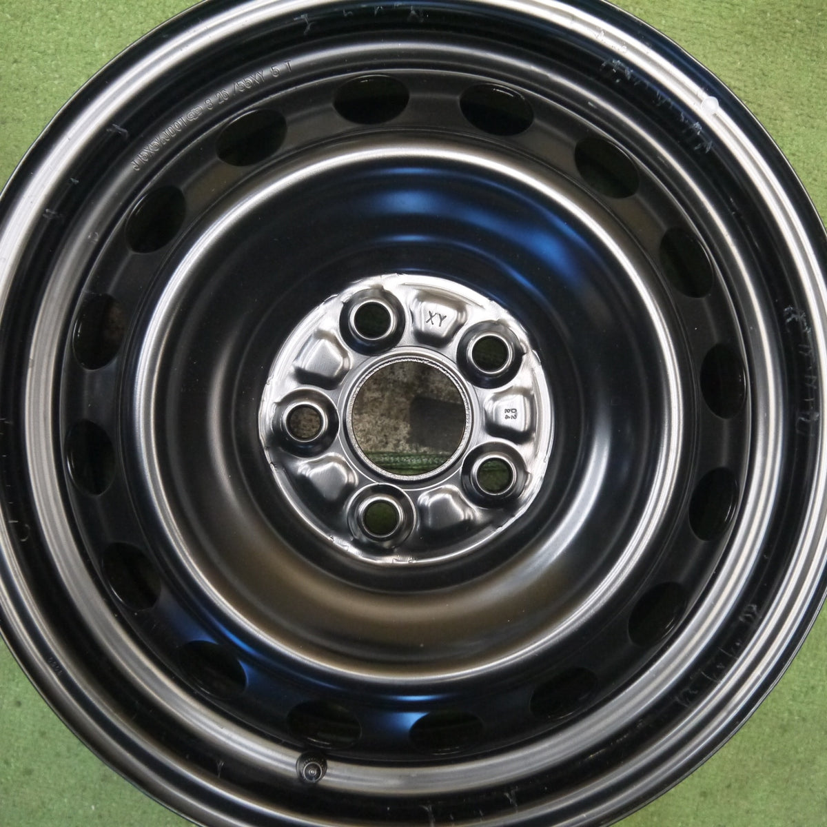 新車外し◎トヨタ 10系 シエンタ Zグレード 純正 スチール ホイール 15インチ 15×5.5J PCD100/5H◎6090101Hホ