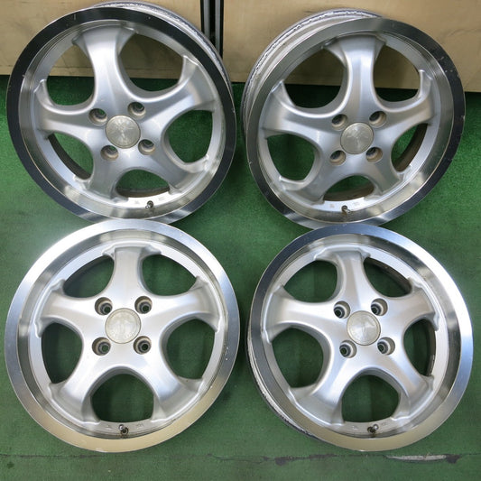 [送料無料] 4本価格★KOSEI PITTORESQUE 光生 ピトレスク 15インチ ホイール 15×5J PCD100/4H★4102912SYホ