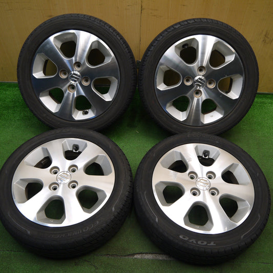 4本価格★スズキ ワゴンR 純正 165/55R14 ヨコハマ Earth-1 トーヨー ECOWALKER 14インチ PCD100/4H★5042804Hノ