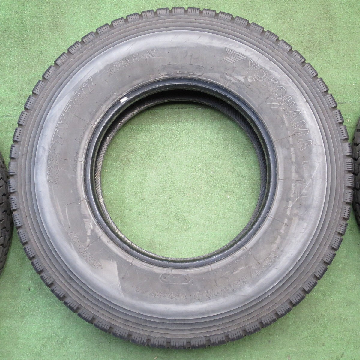 バリ溝！9分！6本★トラック タイヤ 225/90R17.5 127/125L ヨコハマ TY287 STEM-2 ミックス オールシーズン 17.5インチ★6032405NJノタ