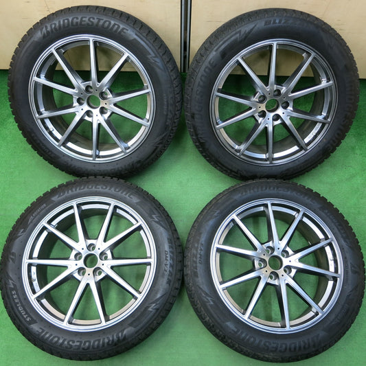 *送料無料* センサー付！バリ溝！22年！綺麗！9.5分★レクサス等 235/55R20 スタッドレス ブリヂストン ブリザック DM-V3 阿部商会 LF SPORT LF2 PCD114.3/5H★4041308イス