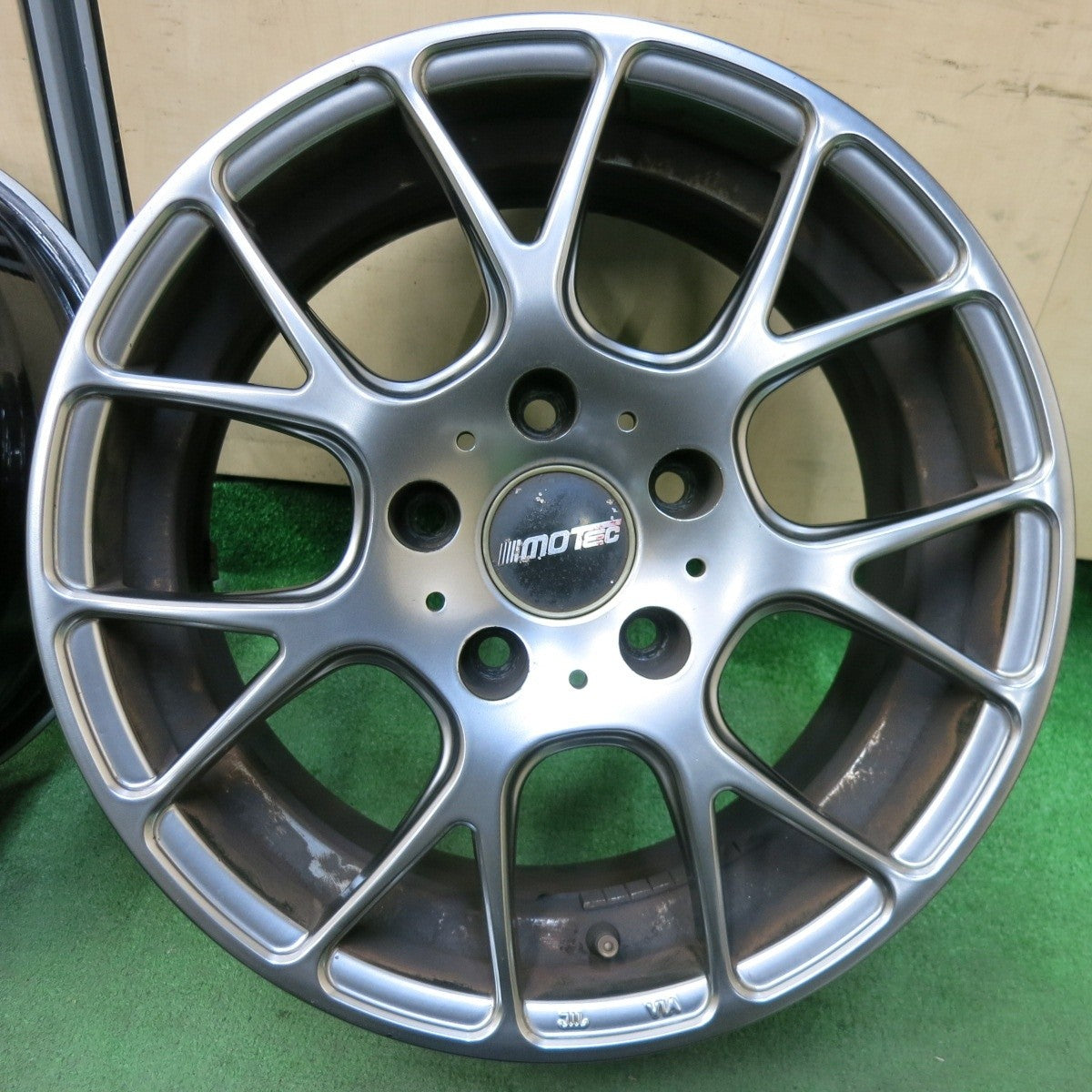 4本価格★BMW 等 MOTEC ホイール 16インチ モーテック 16×7J PCD120/5H★5013012SYホ