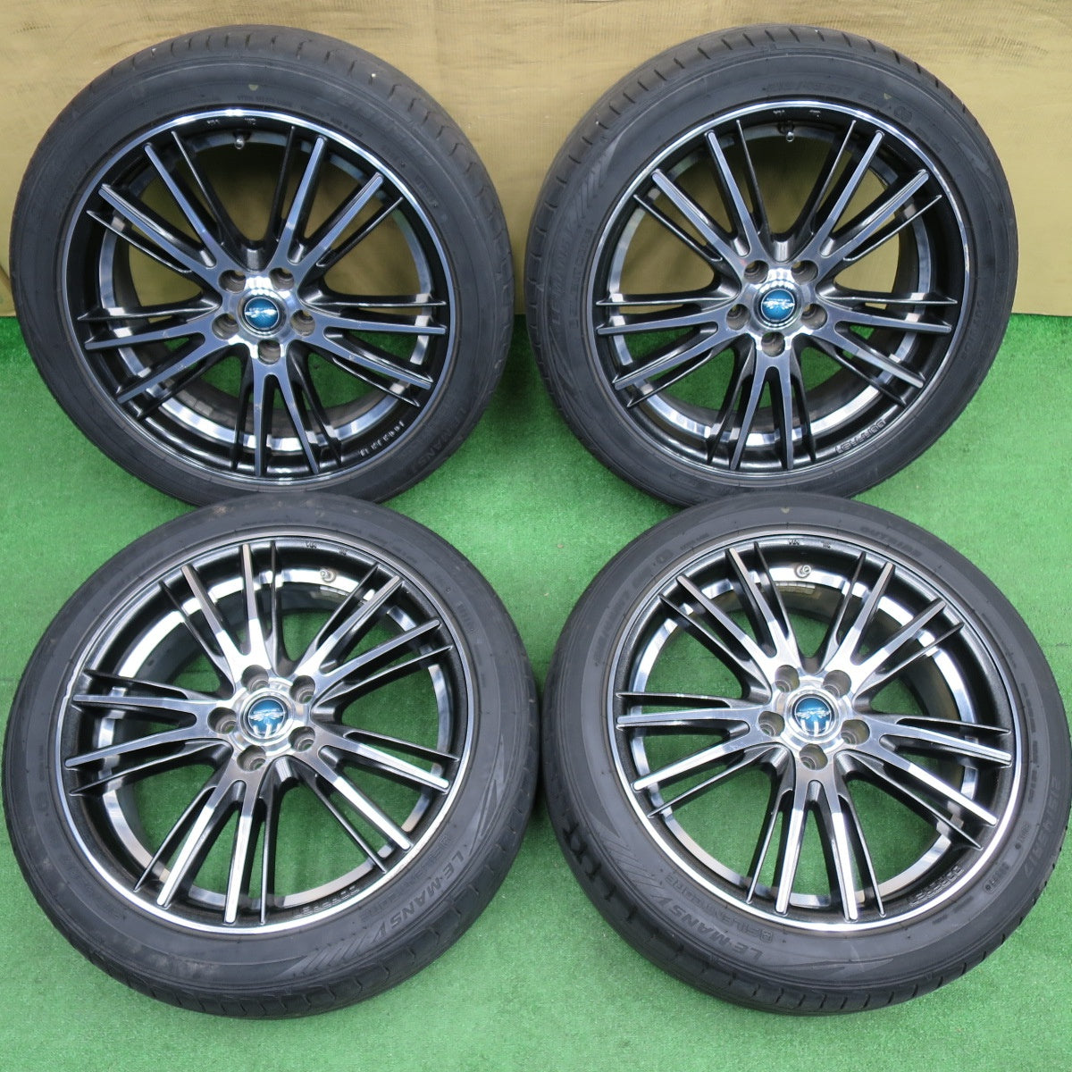 バリ溝！9.5分★86 BRZ 等 DORFREN IFYNITE 215/45R17 ダンロップ LE MANS V ドルフレン フィニート 17インチ PCD100/5H★6030201NKノ