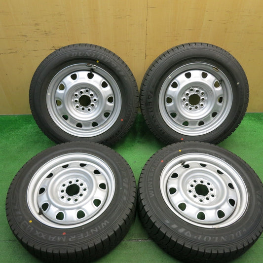バリ溝！22年！キレイ！9.5分以上★スタッドレス 185/65R15 ダンロップ ウインターマックス 03 スチール ホイール 15インチ PCD114.3/5H★5051602AKス
