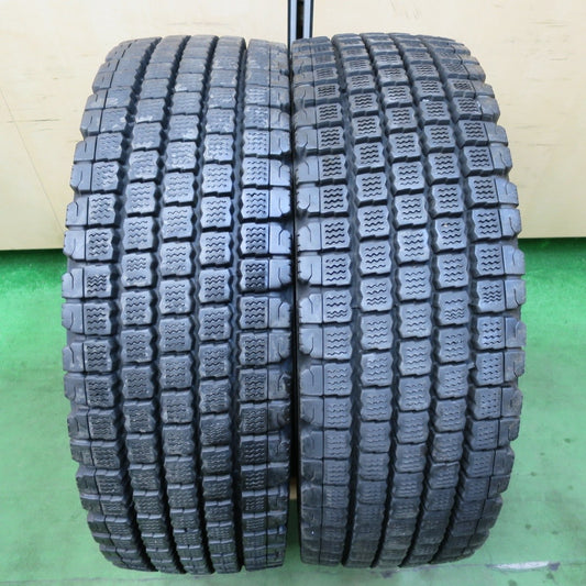 バリ溝！22年！9.5分！2本★トラック タイヤ 265/70R19.5 140/138J スタッドレス ブリヂストン W910 19.5インチ★5021409イスタ
