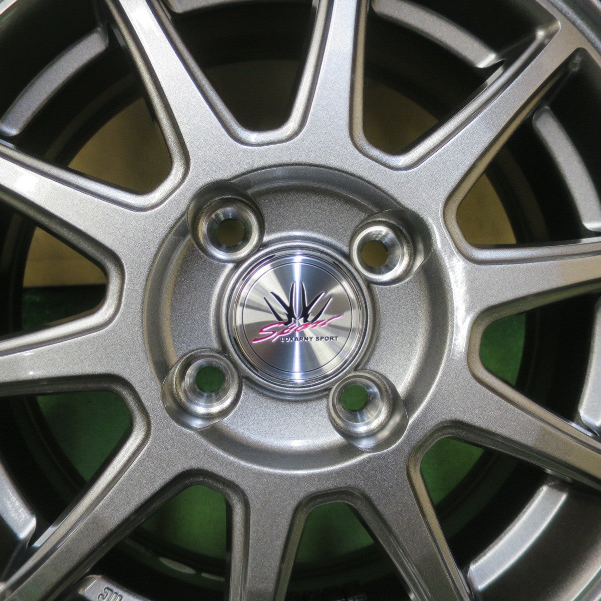 未使用！26年◎LOXARNY SPORT 165/65R14 スタッドレス グッドイヤー アイスナビ7 ロクサーニ スポーツ 14インチ PCD100/4H◎6062004イス