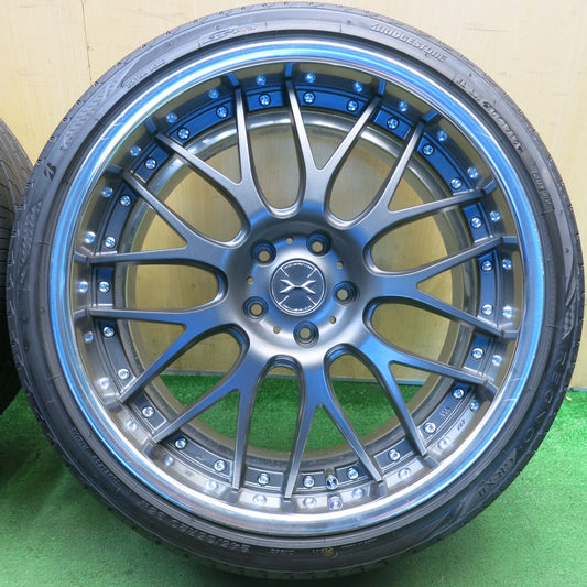 バリ溝！キレイ！9.5分◎MAVERICK 709M 245/35R20 ブリヂストン レグノ GR-X2 マーベリック 20インチ PCD114.3/5H◎6092401HAノ