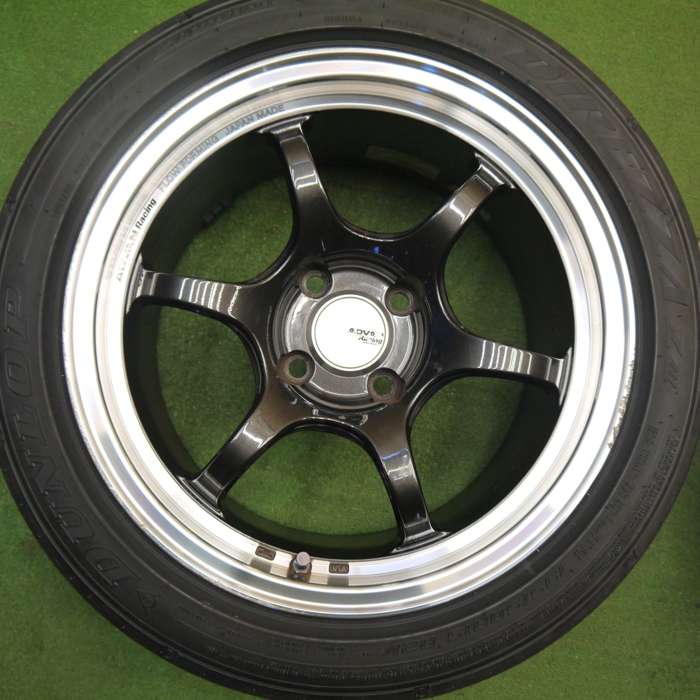 タイヤのみ未使用！24年★ADVAN Racing RGD2-15-1 195/50R15 ダンロップ DIREZZA Z3 アドバン レーシング 15インチ PCD100/4H★5041503Hノ
