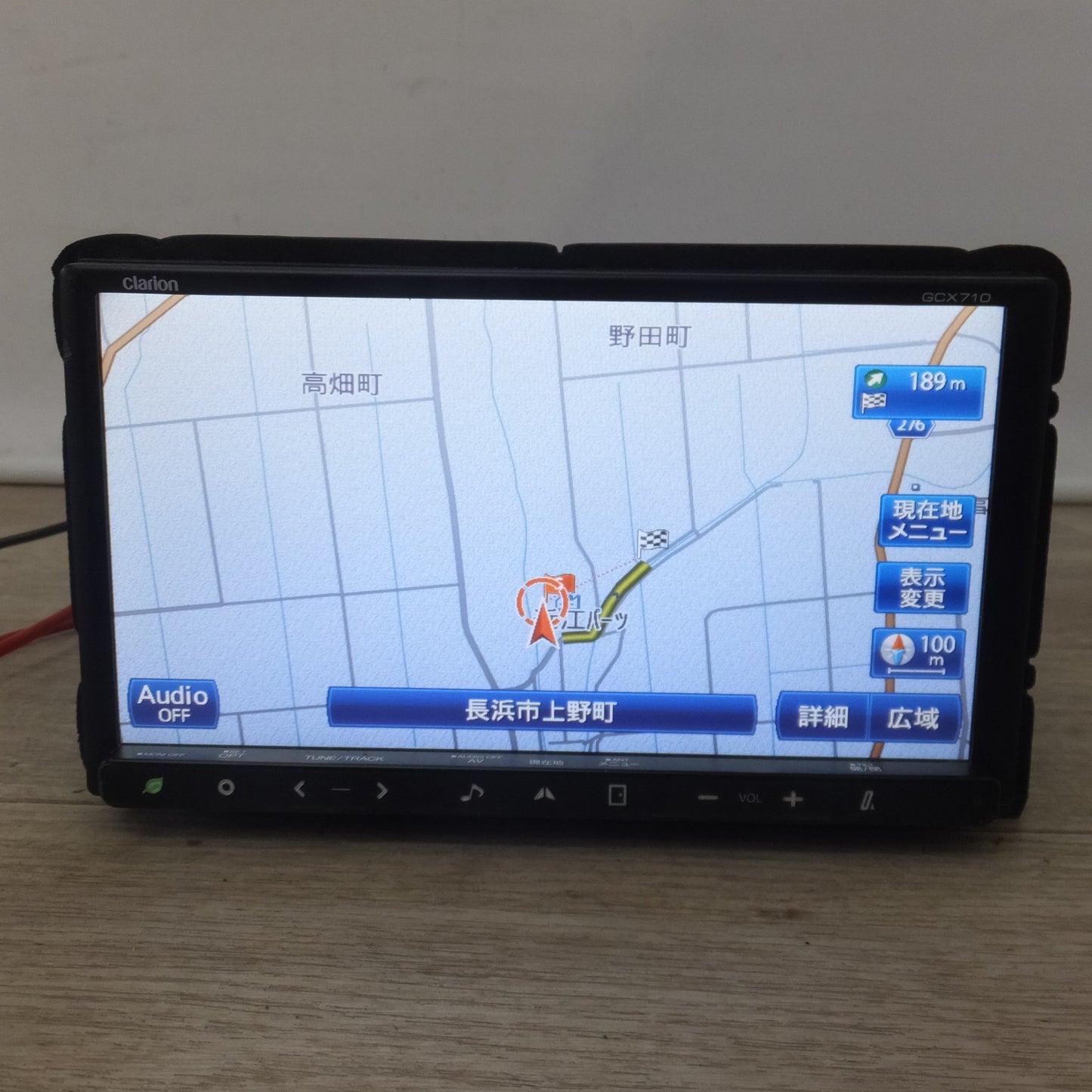 [送料無料] ★クラリオン製 スズキ 純正 AV一体型メモリータイプナビゲーション GCX710 99000-79X32(24)★