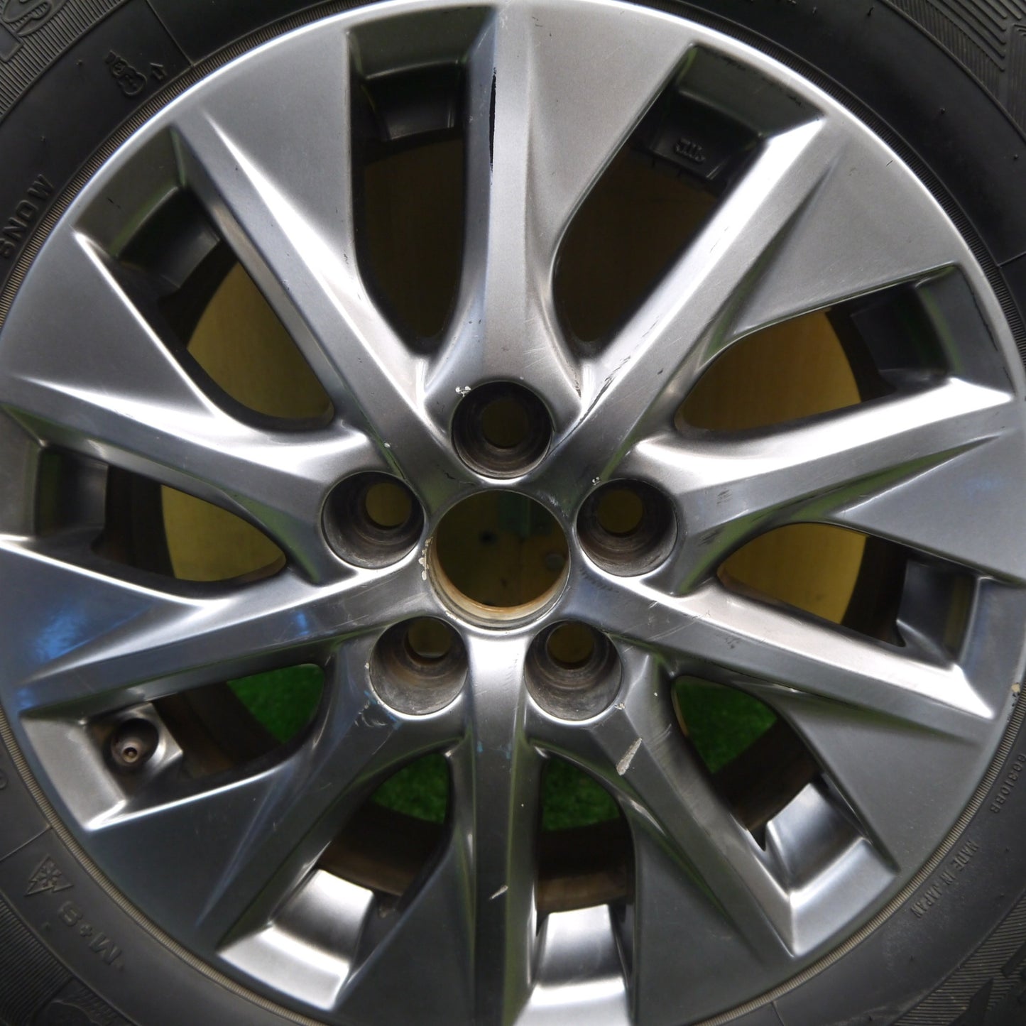 バリ溝！8.5分！1本★トヨタ プリウス PHV 純正 195/65R15 グッドイヤー Vector 4Seasons オールシーズン 15インチ PCD100/5H★6020411Hス