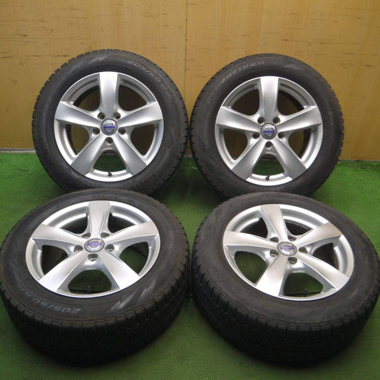 4本価格★ボルボ 等 AGA TARGA 205/60R16 スタッドレス ピレリ アイスアシンメトリコ 16インチ PCD108/5H★4071609Hス
