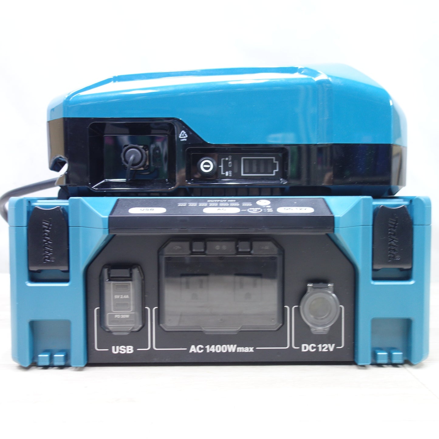 [送料無料] キレイ！付属品付◆マキタ ポータブル電源 ユニット PDC1200 DCACインバータ BAC01 バッテリー 電動 工具 防災 キャンプ 野外 Makita◆