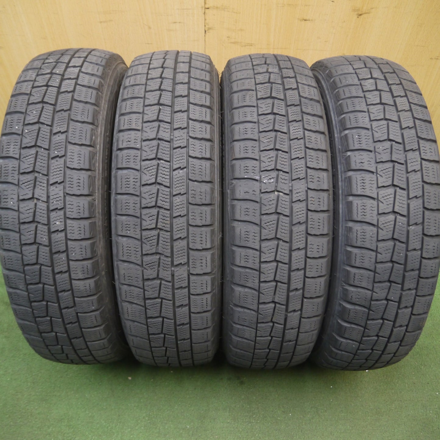 *送料無料* 4本価格★スタッドレス G-SPEED 155/65R14 ダンロップ ウインターマックス WM01 G-SPEED Gスピード 14インチ PCD100/4H★4061101Hス