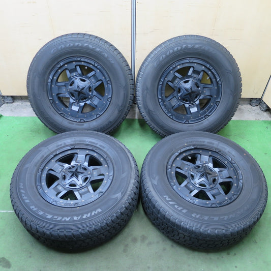 4本価格★KMC ROCK STAR XD827 265/70R17 スタッドレス グッドイヤー ラングラー IP/N 17インチ ロックスター PCD135 139.7/6H マルチ★6051301ナス