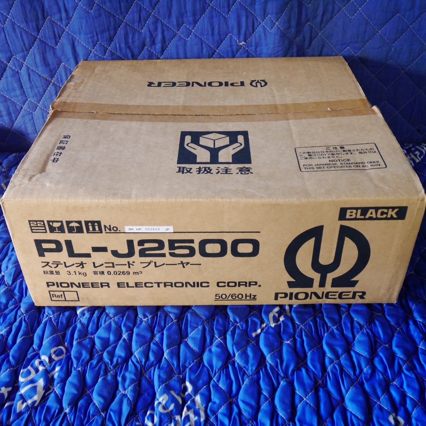 [送料無料] 未使用☆PIONEER パイオニア ステレオ レコード プレーヤー PL-J2500 ターンテーブル ステレオ オーディオ 機器☆