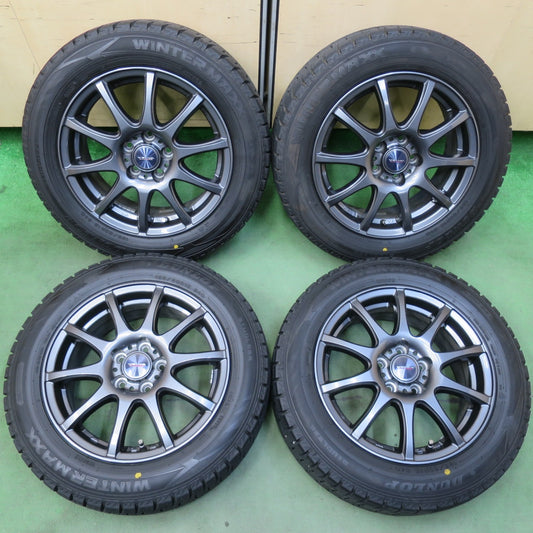 バリ溝！22年！キレイ！9.5分★シエンタ 等 185/60R15 スタッドレス ダンロップ ウインターマックス WM02 VELVA CHARGE ヴェルヴァ チャージ 15インチ PCD100/5H★5111205イス