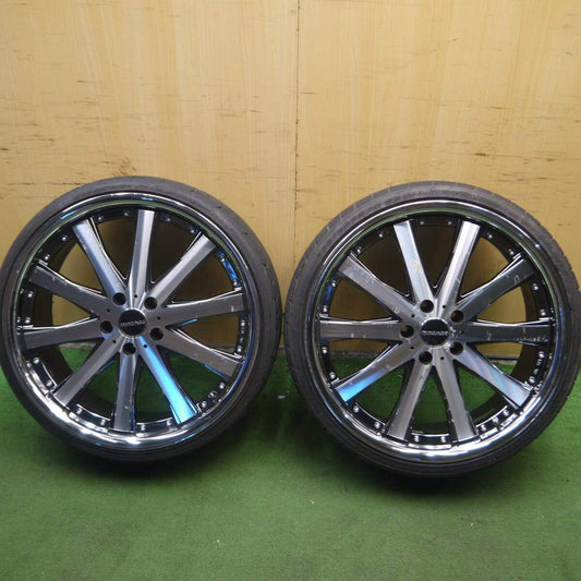 2本価格★ROJAM 225/30R20 デリンテ サンダー D7 ニットー NEO テク GEN 20インチ PCD114.3/5H★4040108Hノ