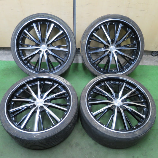4本価格★アネーロコラソン シャルマン 265/30R22 ゼナ ARGUS-UHP ANHELO CORAZON CHARMANT 22インチ PCD114.3/5H★6053001ナノ