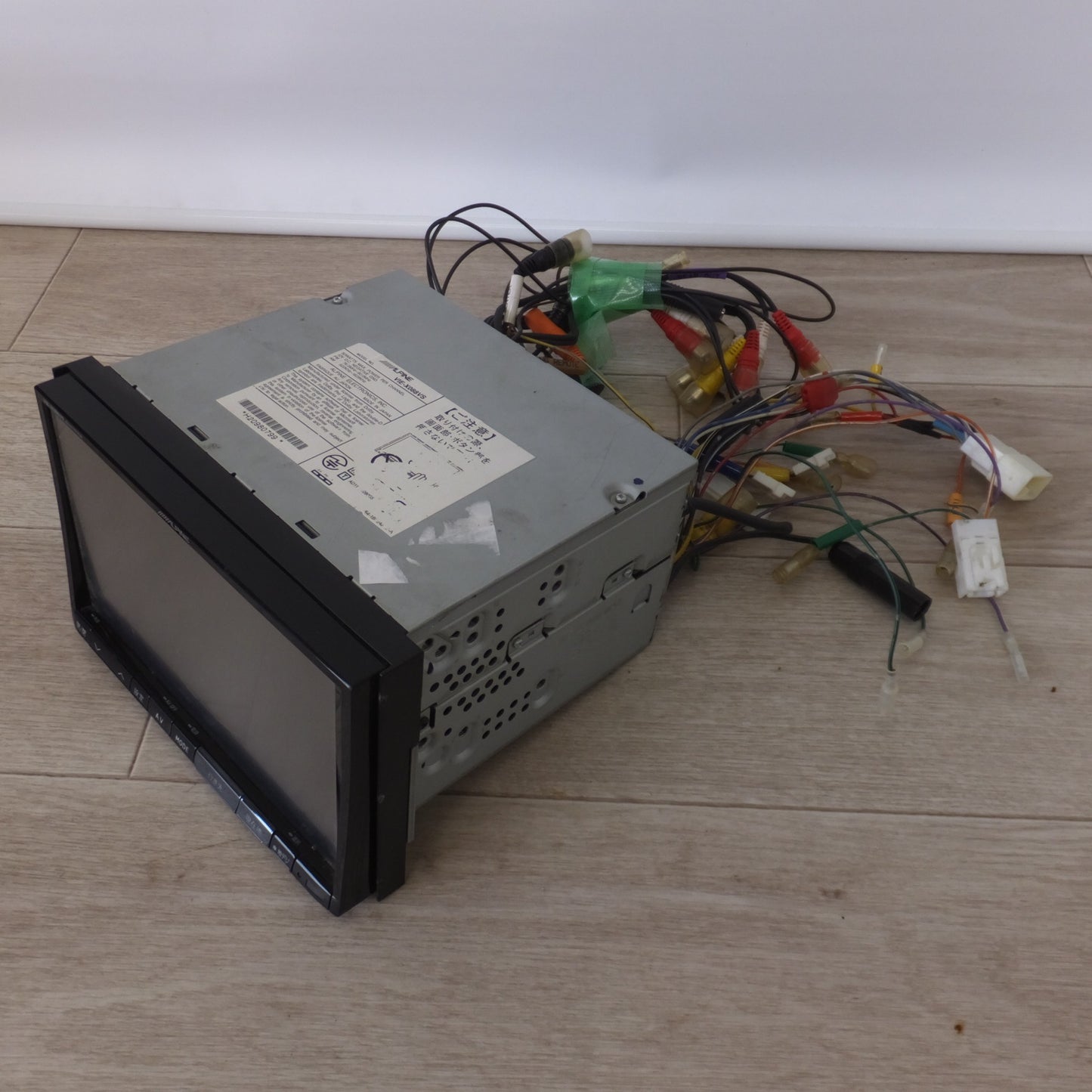 [送料無料] 現状品★アルパイン ALPINE 8型ワイドVGA LED液晶 HDDナビゲーション VIE-X088VS(12★