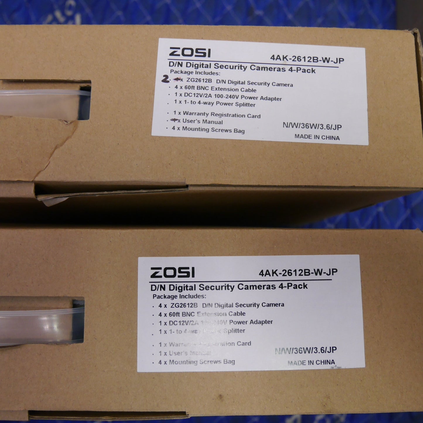 [送料無料] 未使用！まとめ売り！6点☆ZOSI 防犯 セキュリティ カメラ 録画機 1AR-08FN00-JP H.264 HD 1080P DVR ZG2612B 4AK-2612B-W-JP ZR08FN 暗視撮影☆