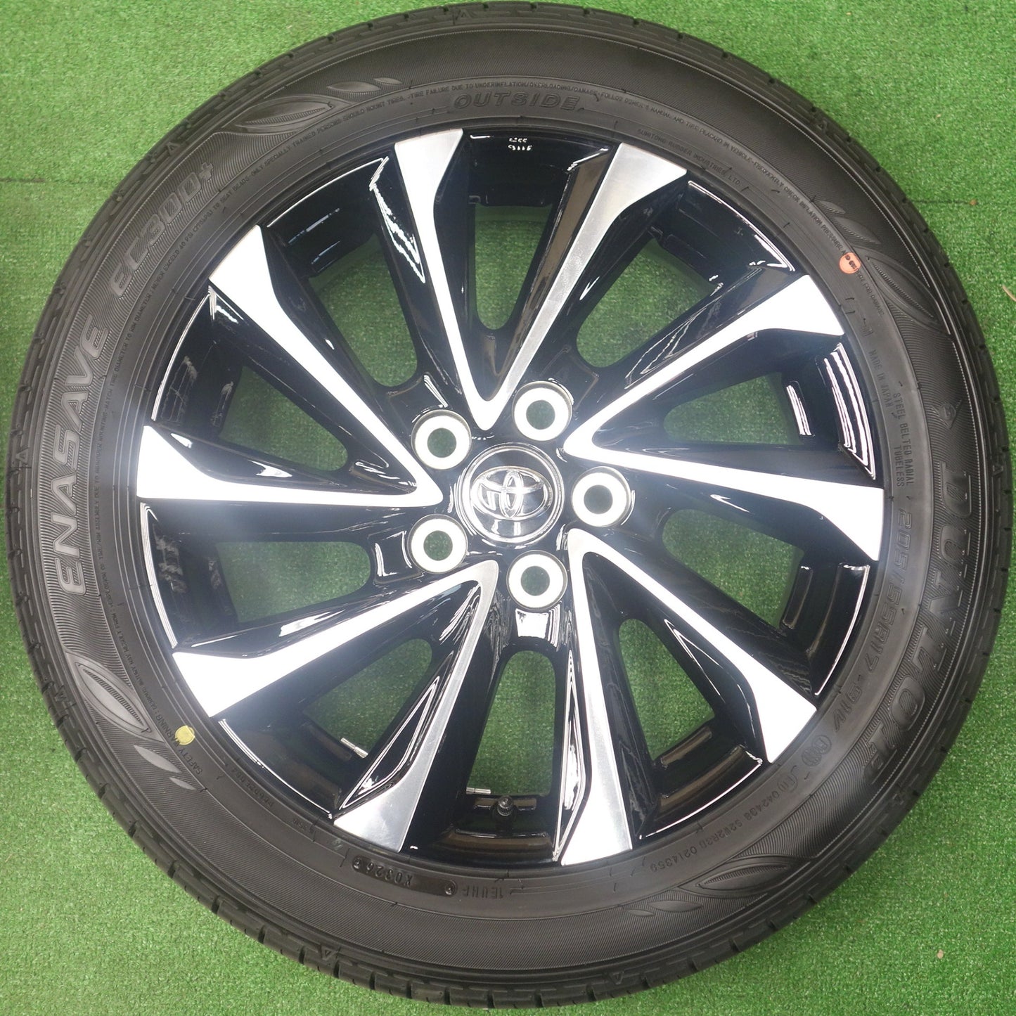 新車外し！26年★トヨタ 90系 ノア ヴォクシー S-Z 純正 205/55R17 ダンロップ エナセーブ EC300+ 17インチ PCD114.3/5H★6030101KTノ