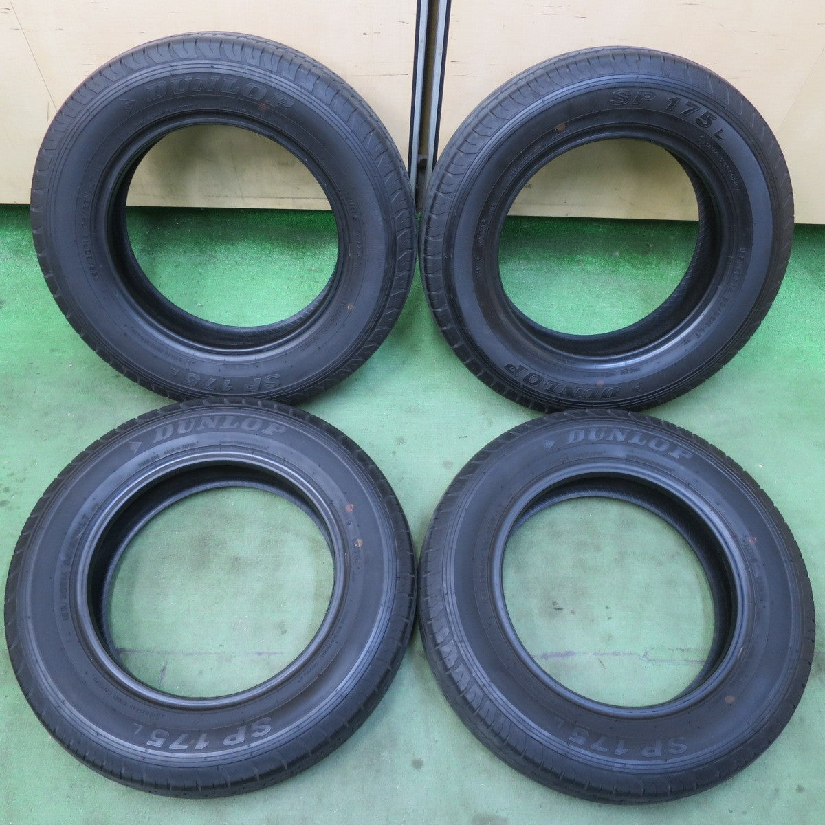 バリ溝！23年！9.5分★155/80R14 88/86N ダンロップ SP175L タイヤ 14インチ プロボックス サクシード 等★6021104イノタ