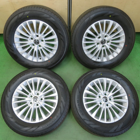 新車外し！24年★トヨタ 40系 アルファード 純正 225/65R17 ヨコハマ アドバン V03 17インチ PCD120/5H★5050512イノ