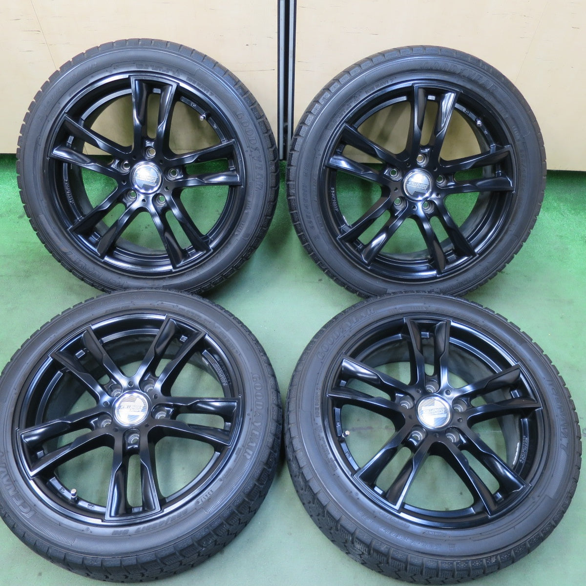 4本価格★BMW 等 KELLENERS Sport 225/45R17 スタッドレス グッドイヤー アイスナビ7 ケレナーズ スポーツ 17インチ PCD120/5H★5111902TTス