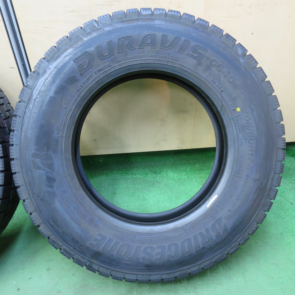 未使用！24年！2本★トラック タイヤ 205/80R17.5 120/118N ブリヂストン デュラビス G640 DURAVIS 17.5インチ★5063004イノタ