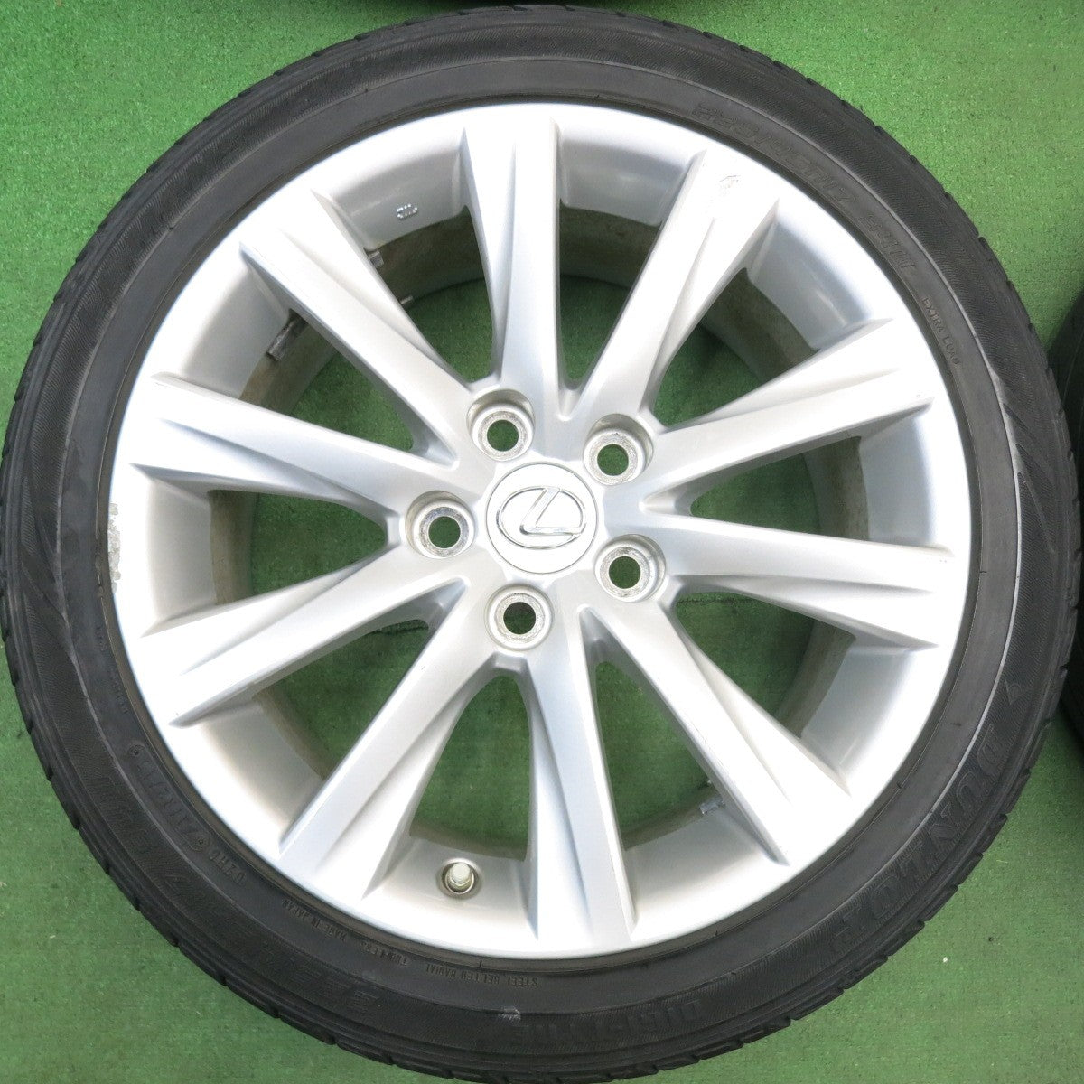 センサー付★レクサス IS 純正 225/45R17 ダンロップ LE MANS LM704 ルマン 17インチ PCD114.3/5H★6041910HAノ