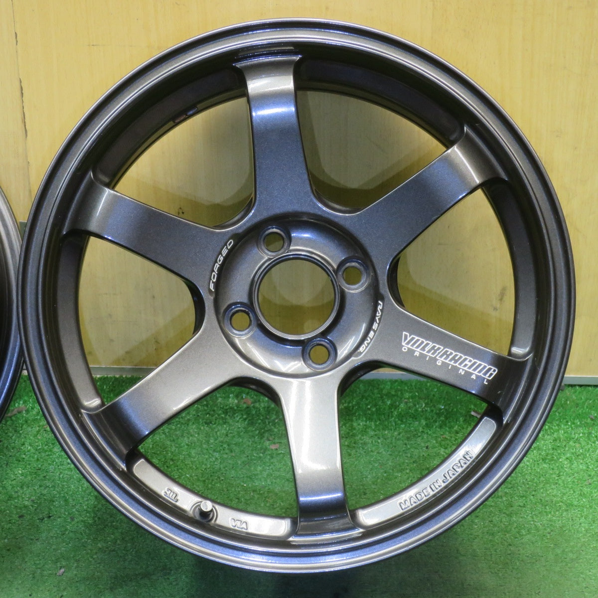 キレイ★RAYS VOLK RACING TE37SONIC 鍛造 16インチ ホイール レイズ ボルクレーシング 16×7J PCD100/4H★6070802NJホ