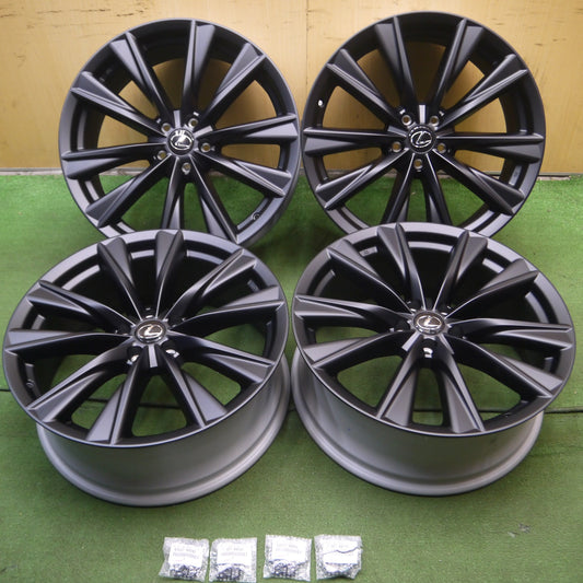 *送料無料* 新車外し！空気圧センサー付き★レクサス RX500h Fスポーツ 純正 ホイール 21インチ 21×8J PCD114.3/5H★4042611Hホ