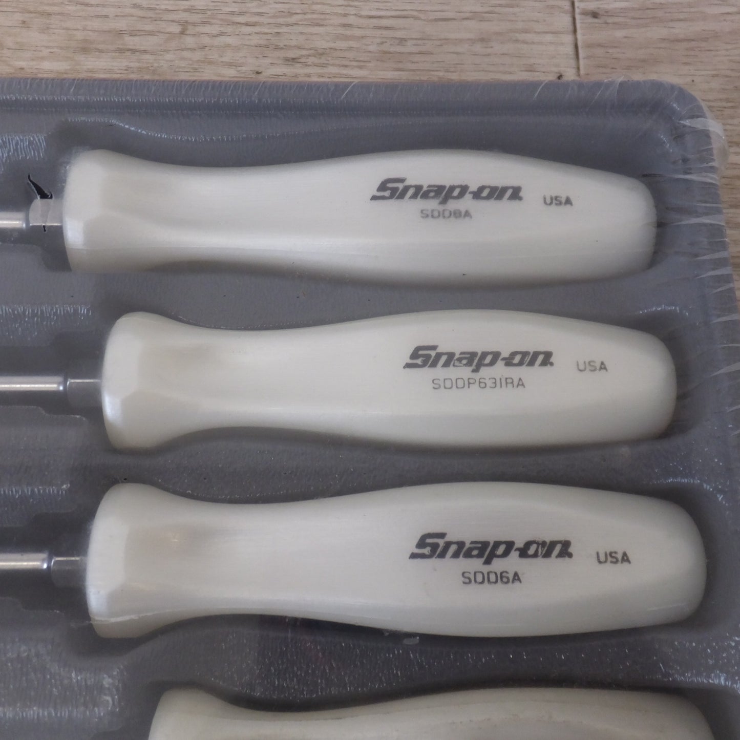 [送料無料] 未使用★スナップオン Snap-on 100周年 ドライバー 7点 セット SDDX70APW ホワイト★