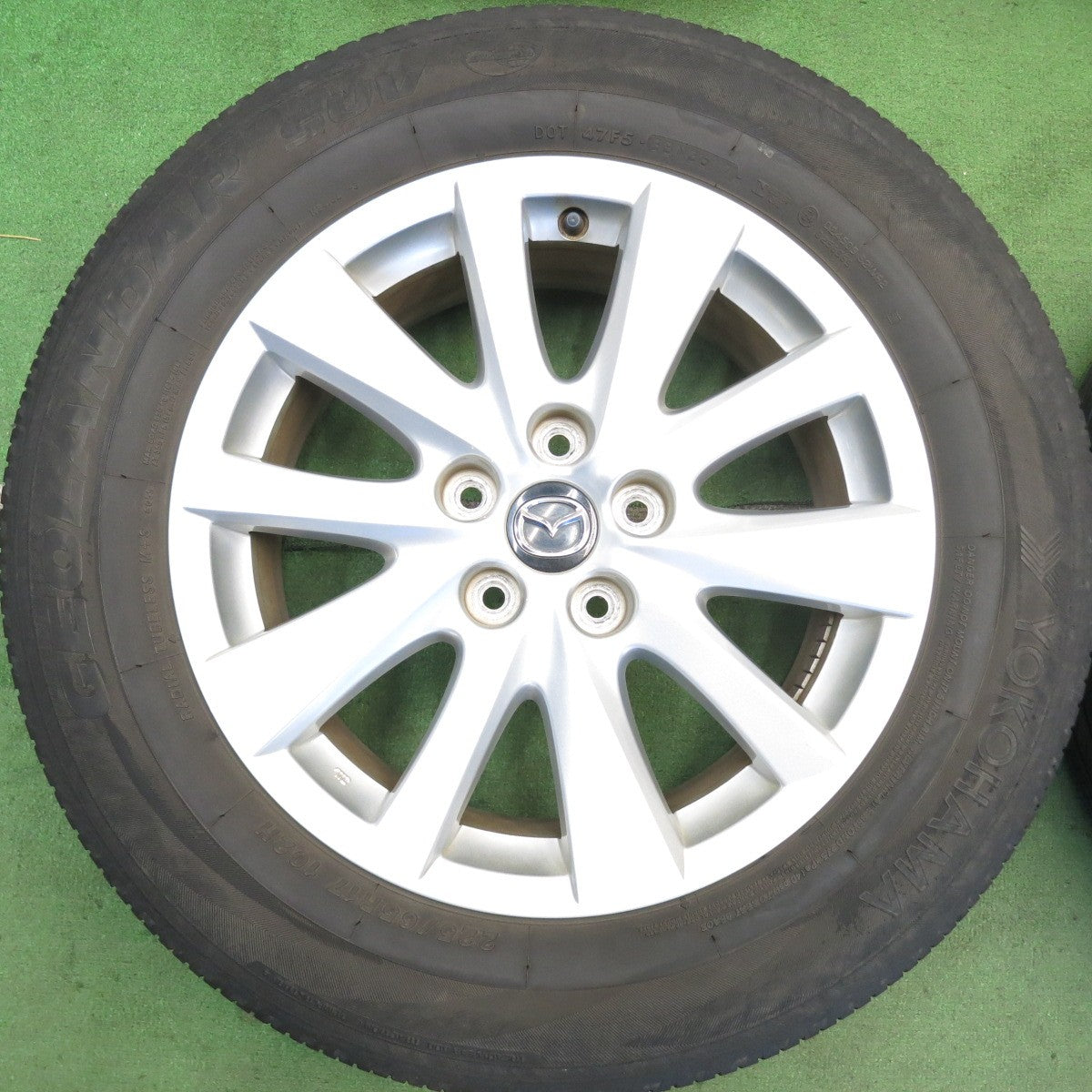 キレイ◎マツダ CX-5 純正 225/65R17 ブリヂストン デューラー H/L 850 ヨコハマ ジオランダー SUV 17インチ CX5 PCD114.3/5H◎6081606HAノ